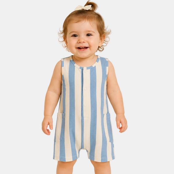 Sleeveless dress in cotton jersey