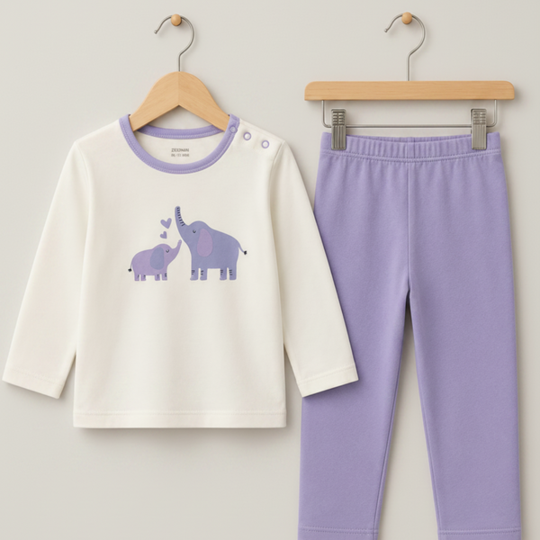 Elephant Pajama Set 2 Piece