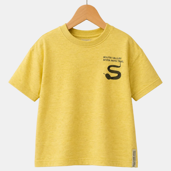 Snake logo Yellow T.shirt