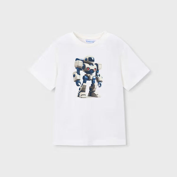 White Robot T.shirt