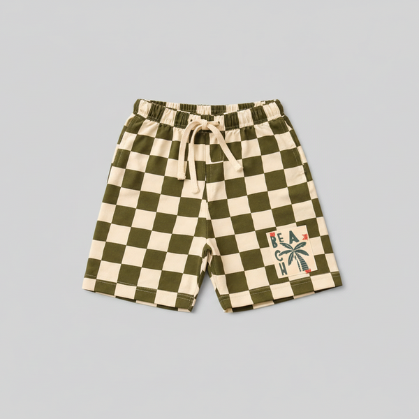 Green stripped  shorts